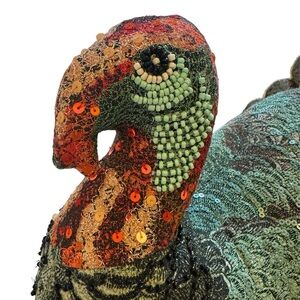 John Derien x Target embellished turkey pillow decor